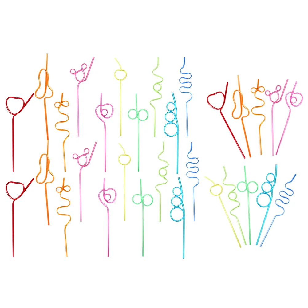 

30 pcs Reusable Drinks Straws Kids Drinking Straws Party Straw