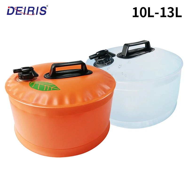 10L13L Travel Outdoor Portable Water Tank Folded To Store Camping