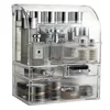 Cosmetics storage box, high-end skincare products, dust-proof household items, desktop shelf, acrylic transparent tape cover 3