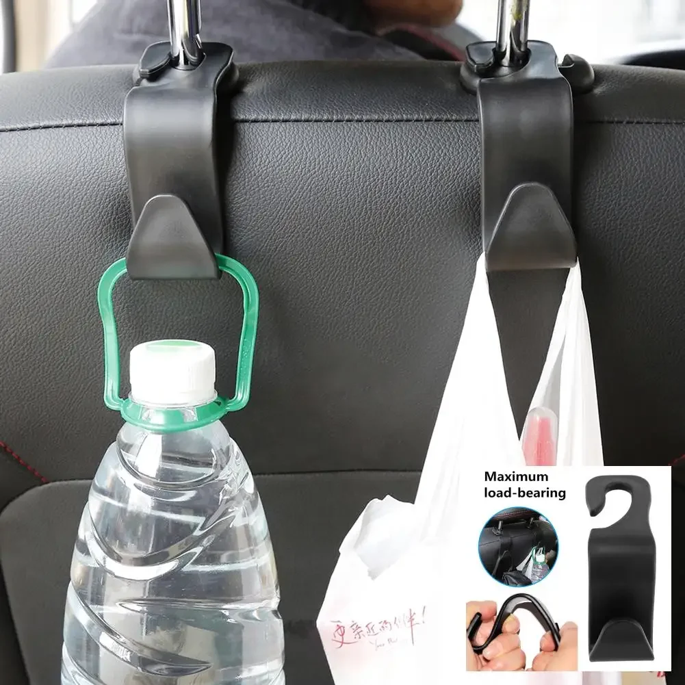 Universal Car Seat Headrest Hook For Auto Back Seat Storage Organizer Hanger Storage Holder For Handbag Purse Bags Clothes Coats