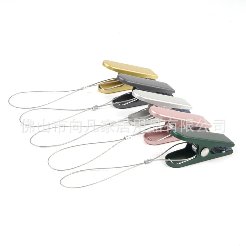 Clothes Pegs 5pcs Clothes Pegs Aluminum Alloy Clothespins Drying Towels Socks Clothing Clamp Bedspread Hangers Clip Laundry Cloth Pins