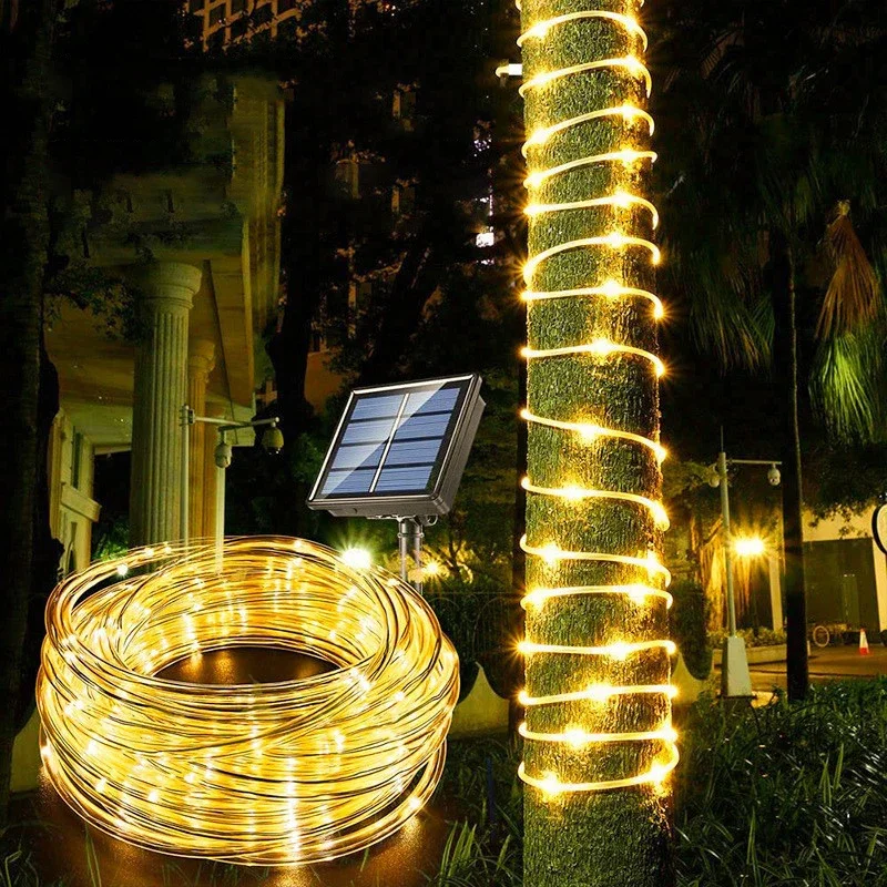 Description Picture 3 of itemLED Solar Lights Outdoor Waterproof Garden Christmas Decoration Party Camping Halloween Lights LED Rope Lights