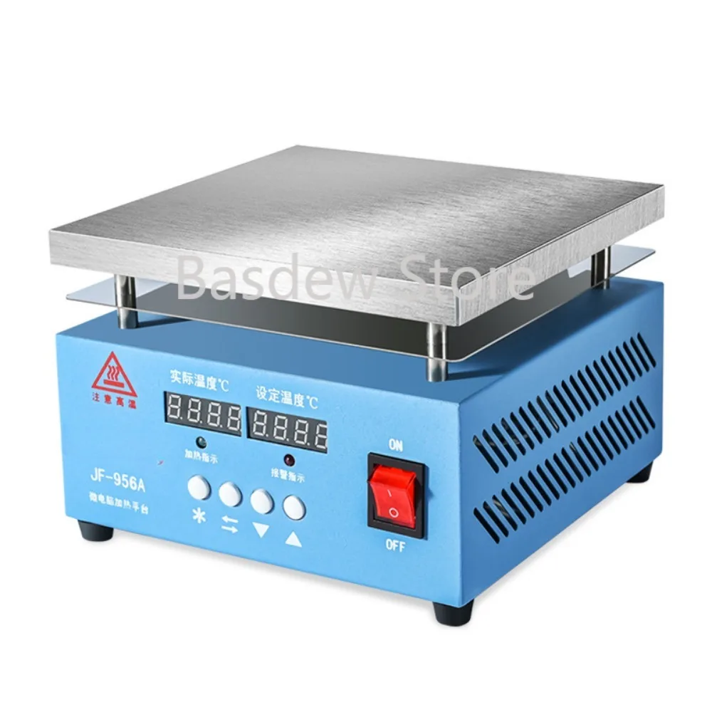 

JF-956A Aluminum 6061 Constant Temperature Adjustable Heating Platform LED Lamp Beads Electric Hot Plate