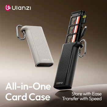 Ulanzi CR2 All-in-One Card Case Multi-Slot Storage for SD/TF Cards 5Gbps USB 3.1 Card Reader for Smartphone Drone Action Camera