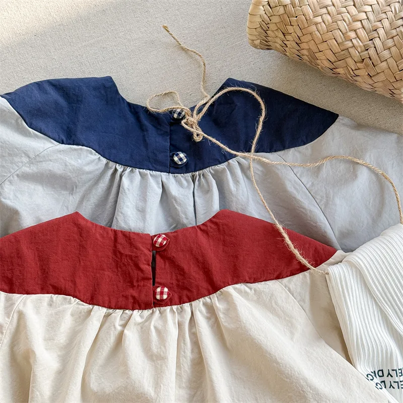 2025 Spring New Girls Puff Sleeve Shirts Children Long Sleeve T Shirts Baby Girl Cotton Blouse Infant Loose Tops Kids Clothes 5 2025 Spring New Girls Puff Sleeve Shirts Children Long Sleeve T Shirts Baby Girl Cotton Blouse Infant Loose Tops Kids Clothes - Image 5