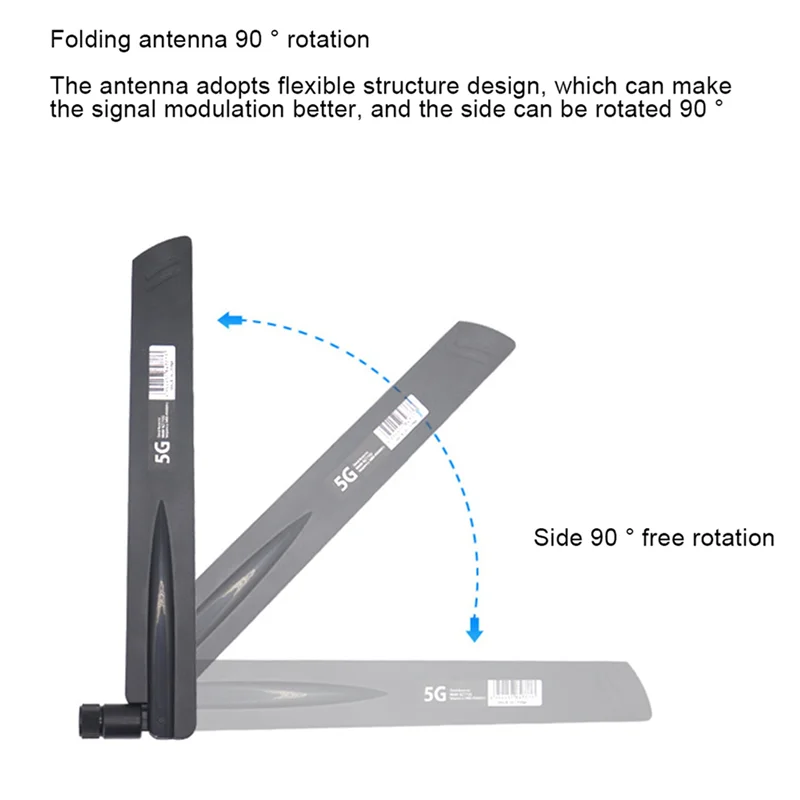 DIGIT-6 Pcs 3G 4G 5G 안테나 600-6000Mhz 18Dbi 게인 SMA 남성 무선 네트워크 카드 Wifi 라우터 높은 신호(C)
