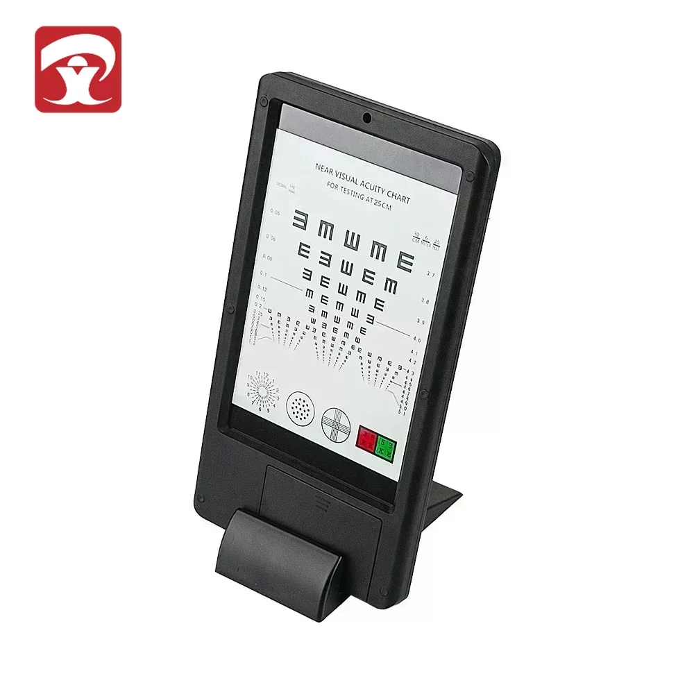 

Rechargeable 30cm Near Vision Tester Chart AC Adapter Included Good Price Double Side Display Letter and Tumbling E NV-37C