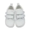 Tipsietoes New 2025 Genuine Leather Shoe For Girls And Boys Kids Barefoot Sneaker Light Weight Minimalist Elastic Double Strape 6