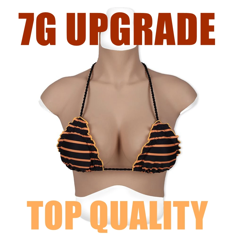 

7G New Upgrade Top Quality Fake Artificial Boob Realistic Silicone Breast Forms Crossdresser Shemale Transgender Drag Queen