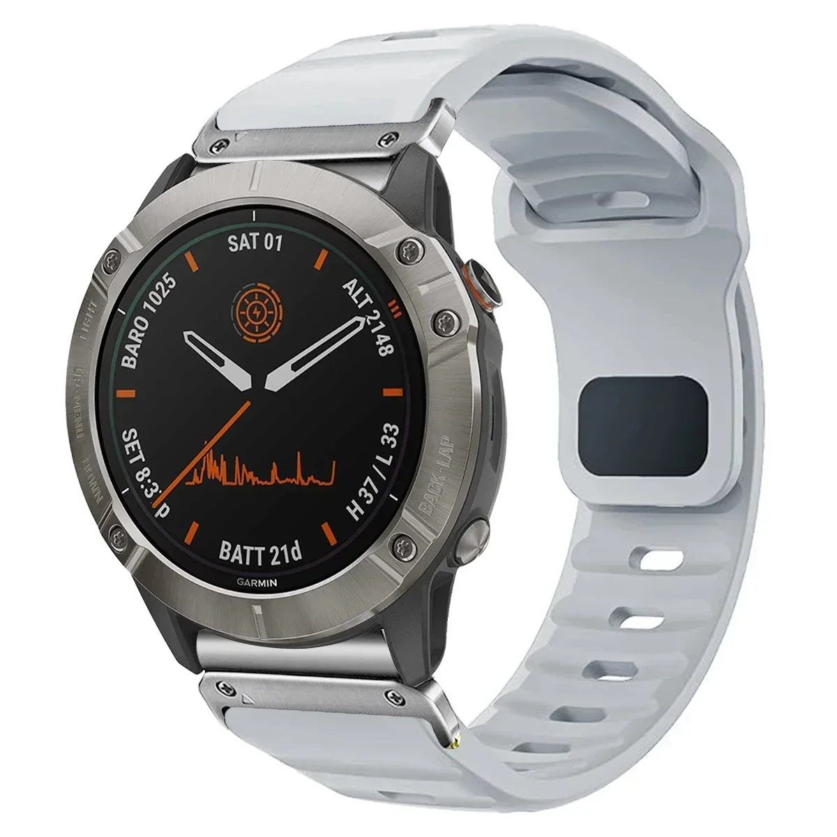 QuickFit Silicone No-Gap Watchband - Versatile 22mm & 26mm Strap