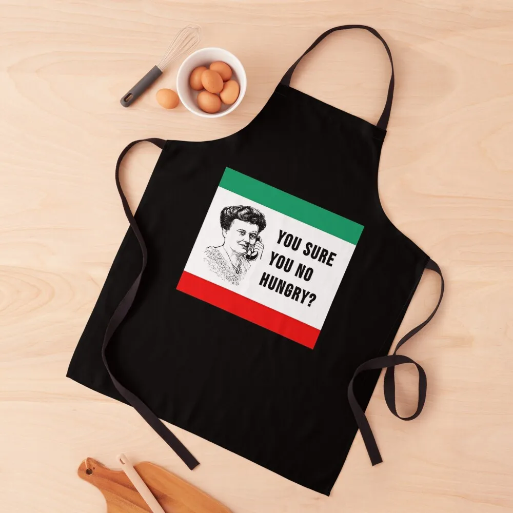 

Nonna Meme You No Hungry - Funny Italian Nonna Or Mom Apron Kitchen Novel Kitchen Accessories Aprons Kitchen