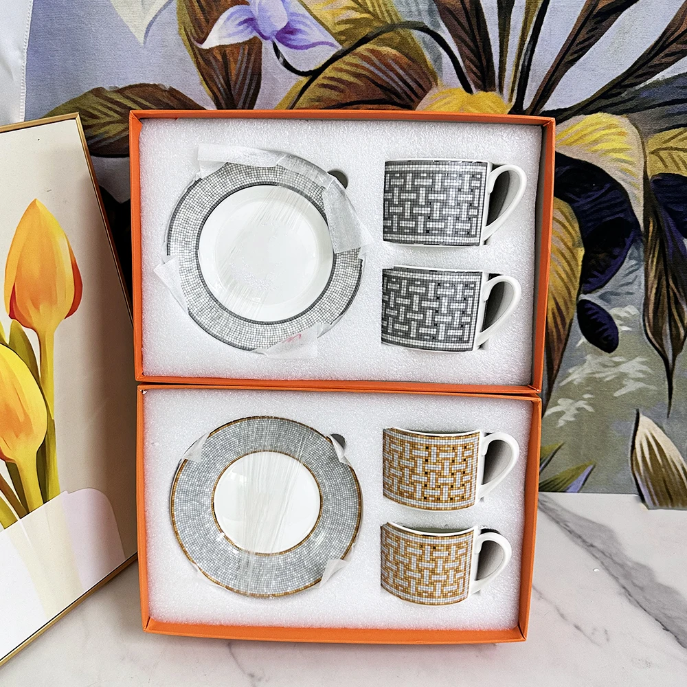 Ceramic Coffee Cup Set with Saucer, Ceramic Coffee Cup Set