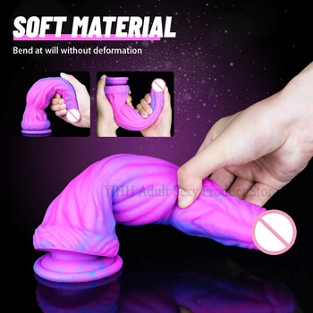 Multicolor Soft Dildo xxl Monster Big Penis Long Anal Toys for adults Dildo With Suction Cup Sexy Toys For Women Masturbadores 3