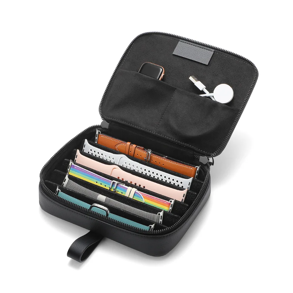 Apple Watch Strap Storage Box Watch Strap Storage Bag Fall Proof Suitable for Iwatch Winding Storage Box Watch Band Organizer 