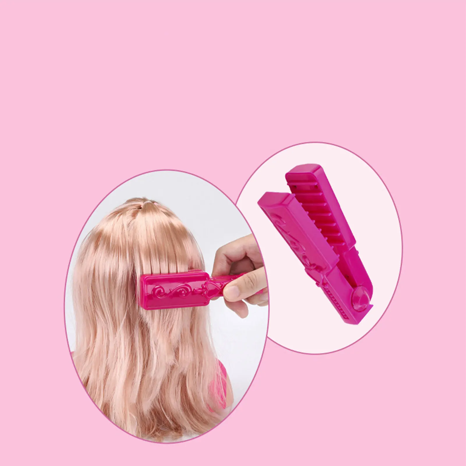 Estilo Boneca De Cabelo Cosméticos Boneca Com Secador De Cabelo Estilo Maquiagem  Boneca Para Meninas Boneca Coleção Pente Banda Borracha Vestir Caso -  Brinquedos De Moda E Beleza - AliExpress