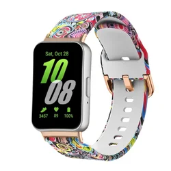 Colorful Silicone Sport Bands - Waterproof Bracelet - Galaxy Fit 3 (3 colorful jellyfish)