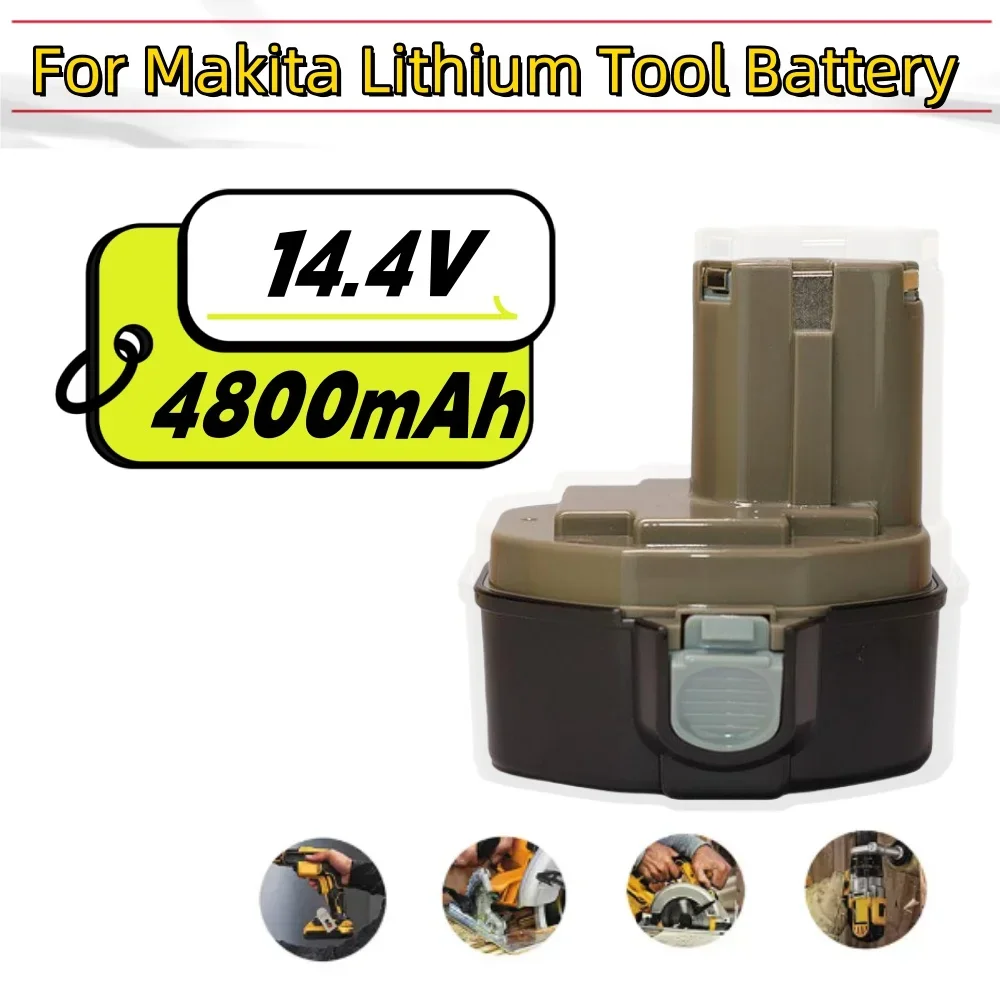 

100% Original 14.4V 4800mAh NI-MH Power Tool Battery for MAKITA 14.4V Battery for Makita PA14,1422,1420 192600-1 6281D 6280D