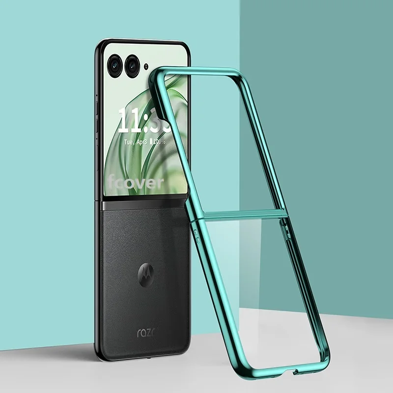 Clear Back Hard Protection Case with Frame Plating