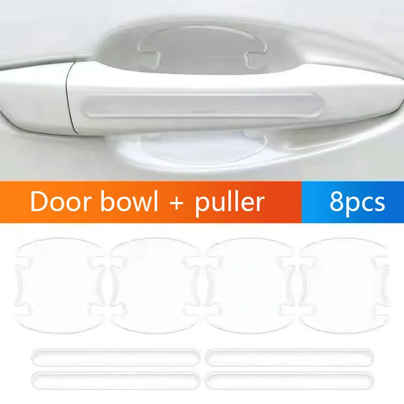 

Car door bowl protection sticker door handle sticker invisible universal puller door side anti-scratch sticker, car exterior