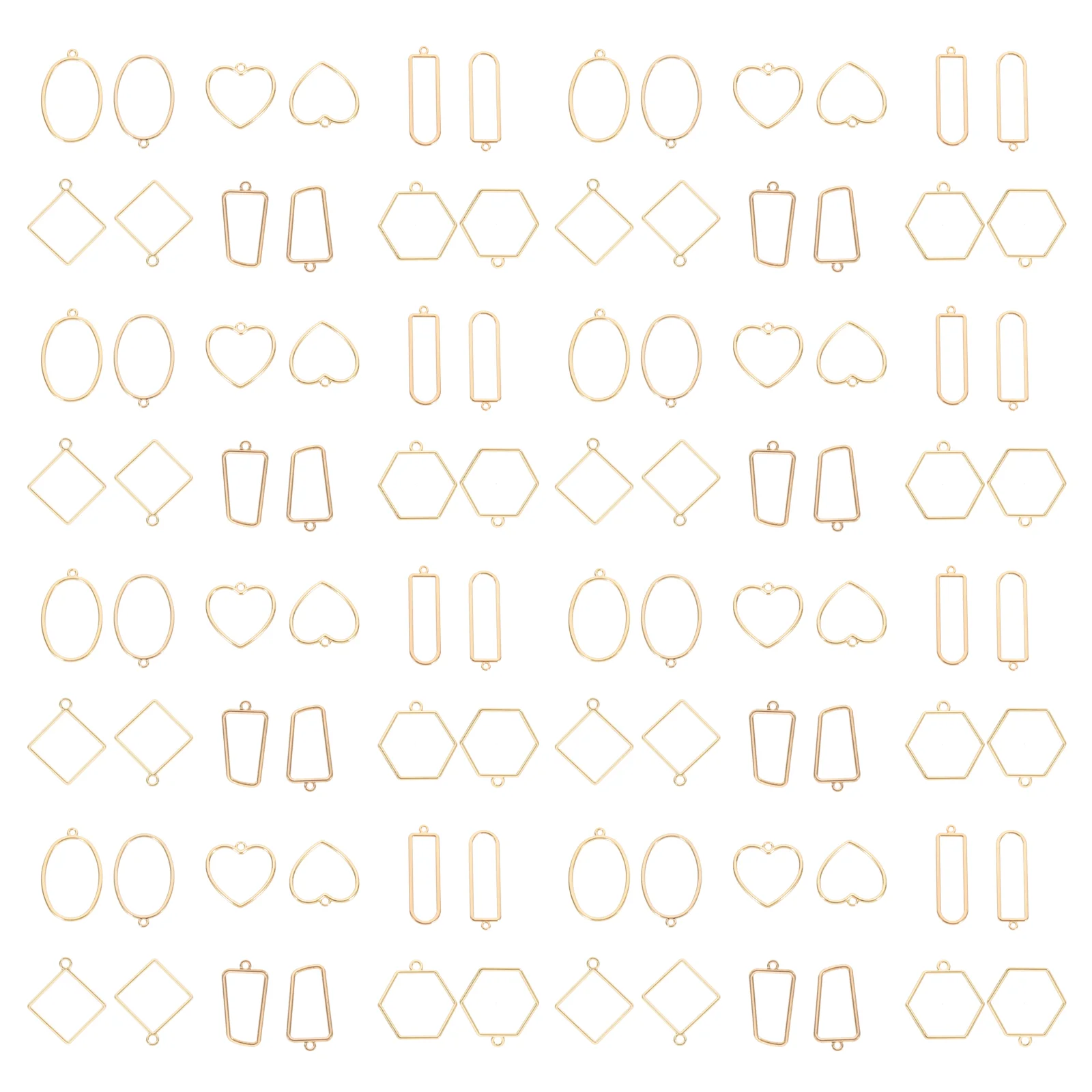 

60 шт. эпоксидное ожерелье, изготовление шармов, ручной браслет «сделай сам», Miss сплав, креативный