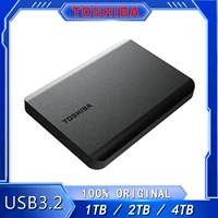 Toshiba portable hard drive 4TB/1TB/2TB Canvio Basics USB 3.2 external data storage capacity Mac laptop