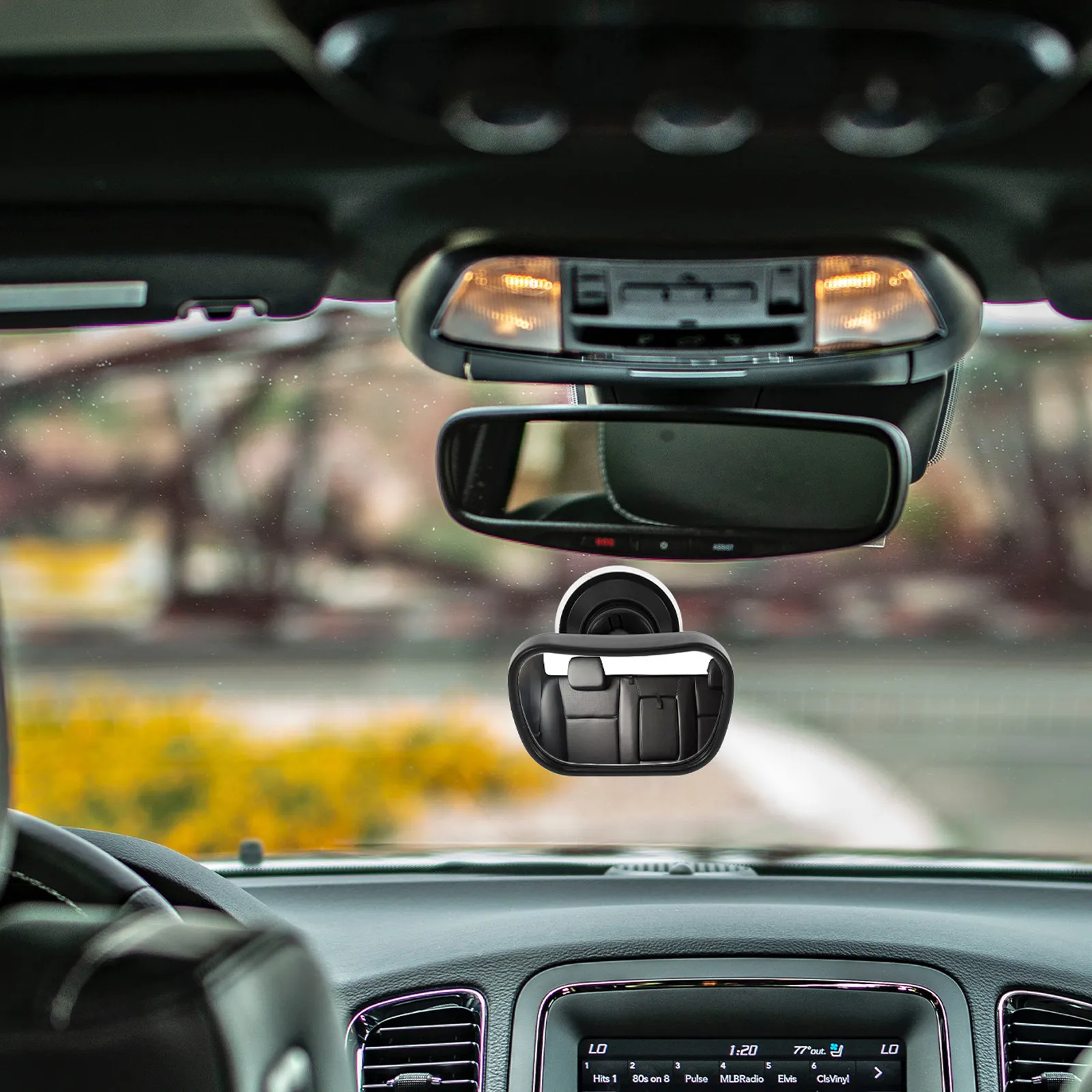 조절 가능한 안전 뒷좌석 관찰 거울, 뒷면을 향한  모니터링용 미러 클립