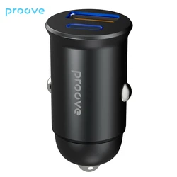 Proove Tiny Power Pro Car Charger 65W PD Type C USB QC3.0 fast charging for Mobile Phone