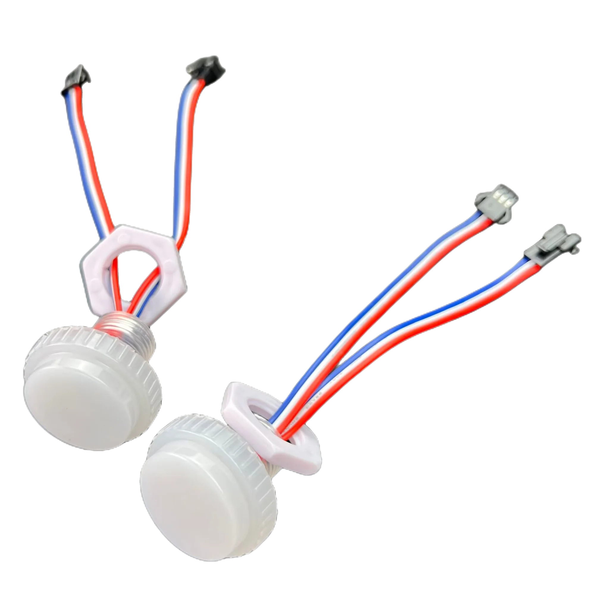 30mm 직경, 픽셀 모듈, UCS1903IC, DC12V, 6 개 5050 led, IP67 방수, RGB 주소 지정 가능 풀 컬러