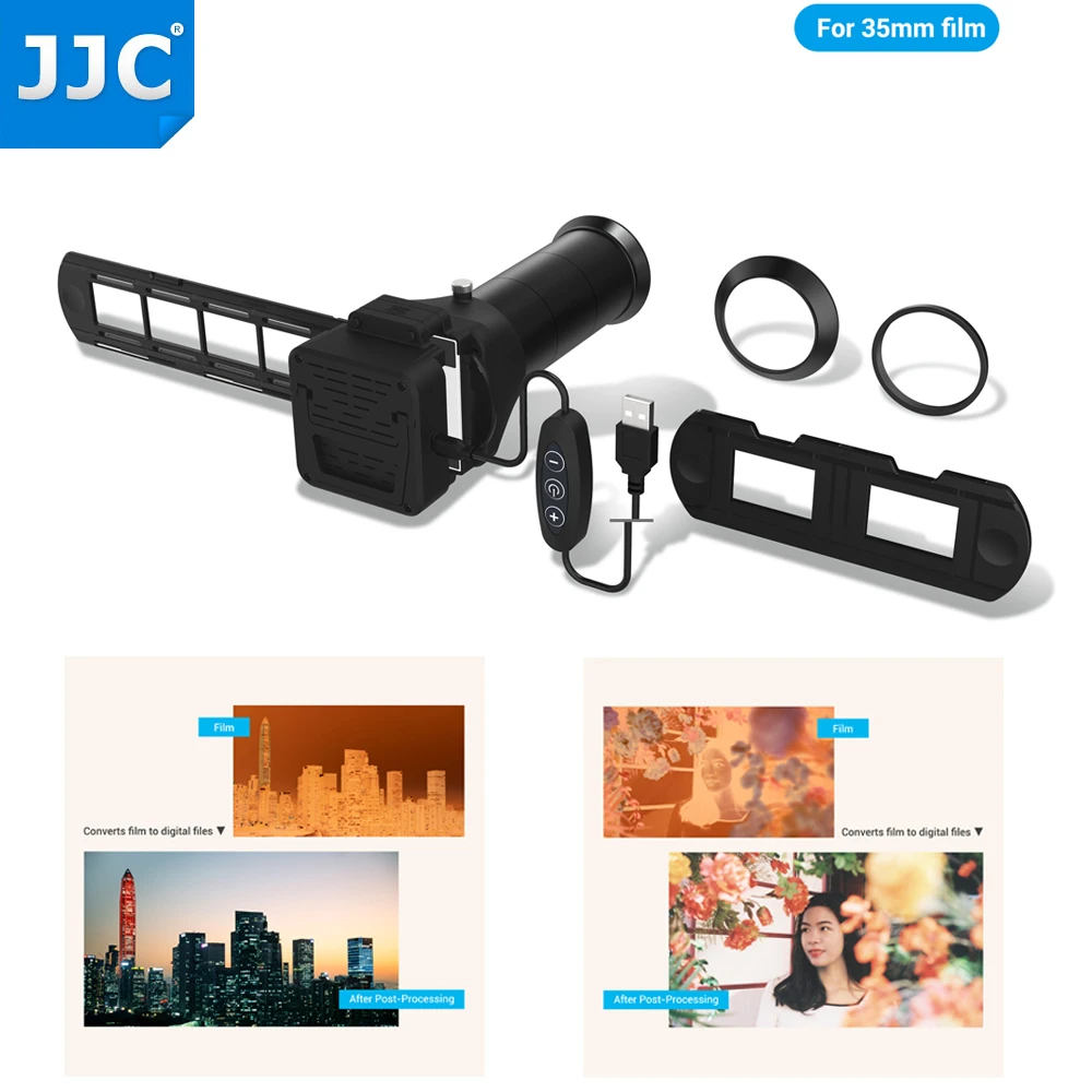 JJC フィルムデジタイズアダプター LEDライトセット Amazon.co.jp: JJC 35mm フィルム フィルムデジタイズアダプター