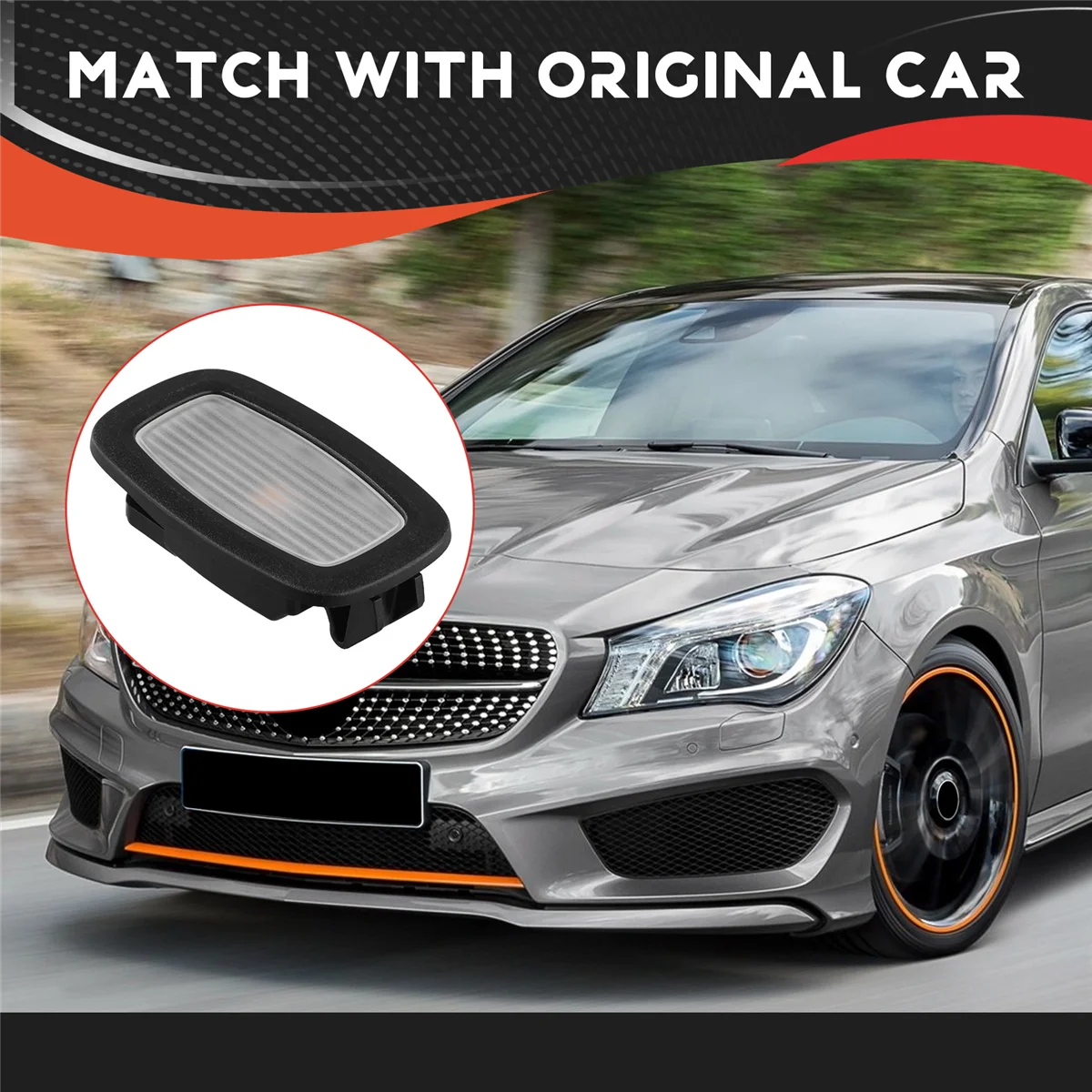 Roof Sun Visor Lamp Dome Light Vanity Mirror Light A0009064304 for Mercedes-Benz CLA C117 X117 W117 W176 W246