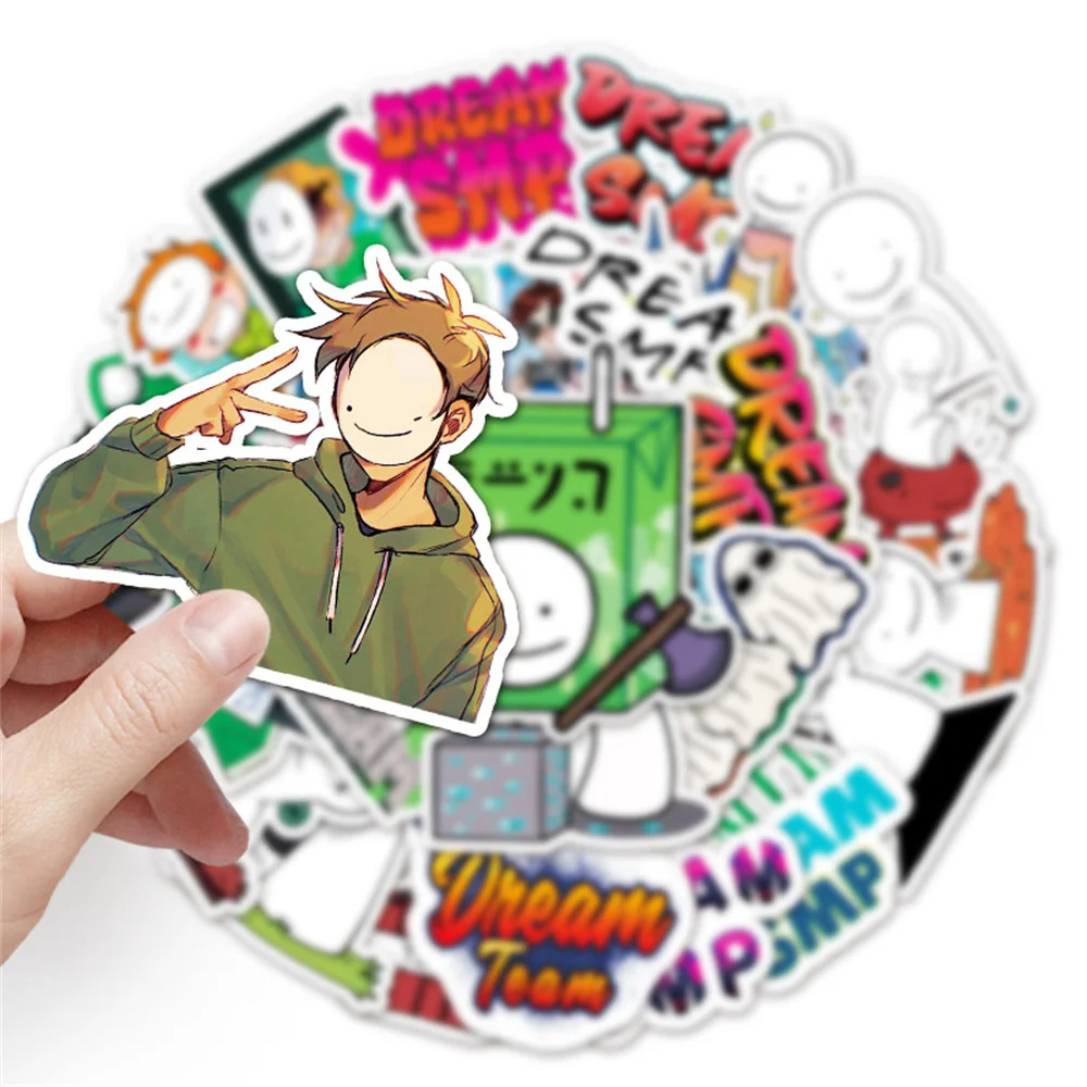 10/30/50PCS Cartoon Dream Smp Graffiti Stickers Suitcase Journal Laptop IPad Skateboard Water Cup Waterproof Stickers