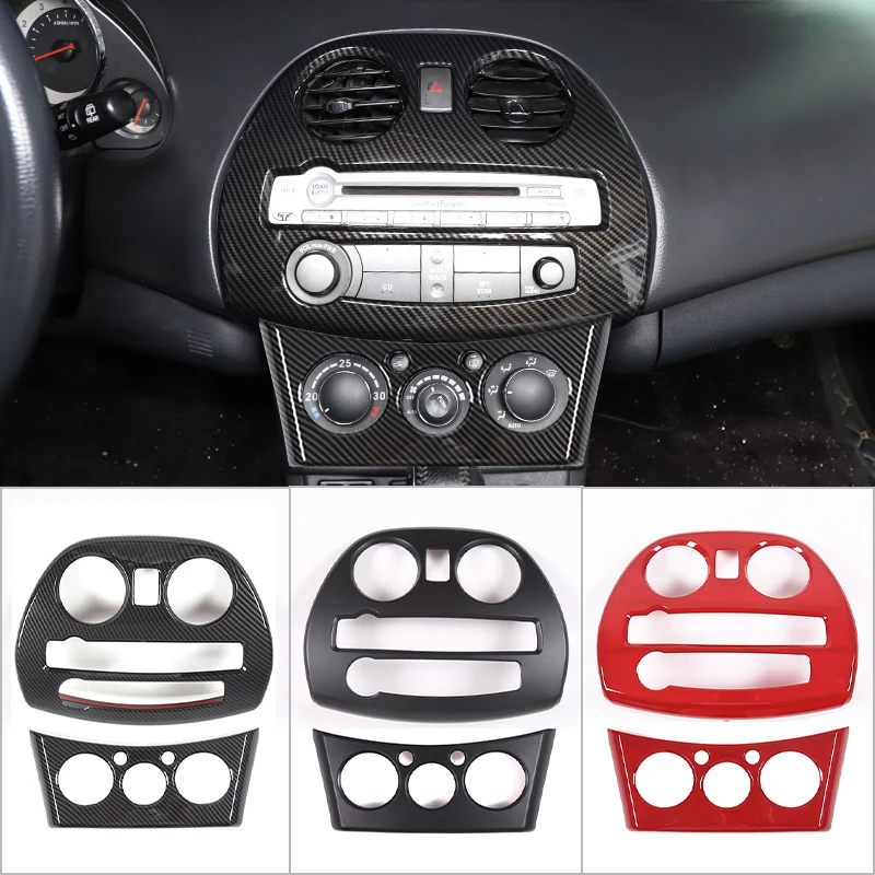 

For Mitsubishi Eclipse 2006-2011 Car Central Control Air Conditioning Multimedia Mode Button Panel Frame Trim Auto Accessories