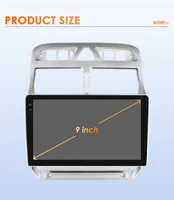 Hizpo 6115 autoradio pour Peugeot 307 307CC 307SW 2002 - 2013 sans fil CarPlay Android Auto systèmes intelligents No 2 din 2din DVD 7