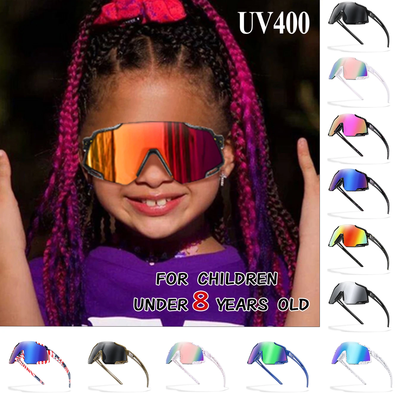 Childrens Sunglasses Windproof Cycling Goggles for Boys And Girls