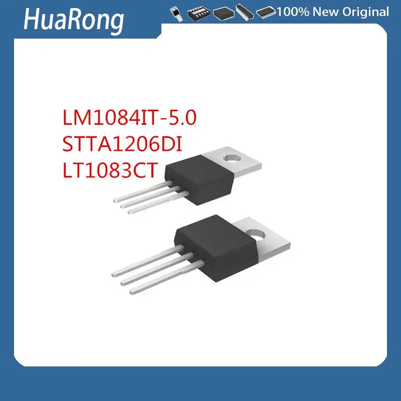 

20PCS/LOT LM1084IT-5.0 LM1084-5.0 LM1084T-5.0 5V 5A STTA1206DI STTA1206D 1206DI LT1083CT LT1083 TO-220