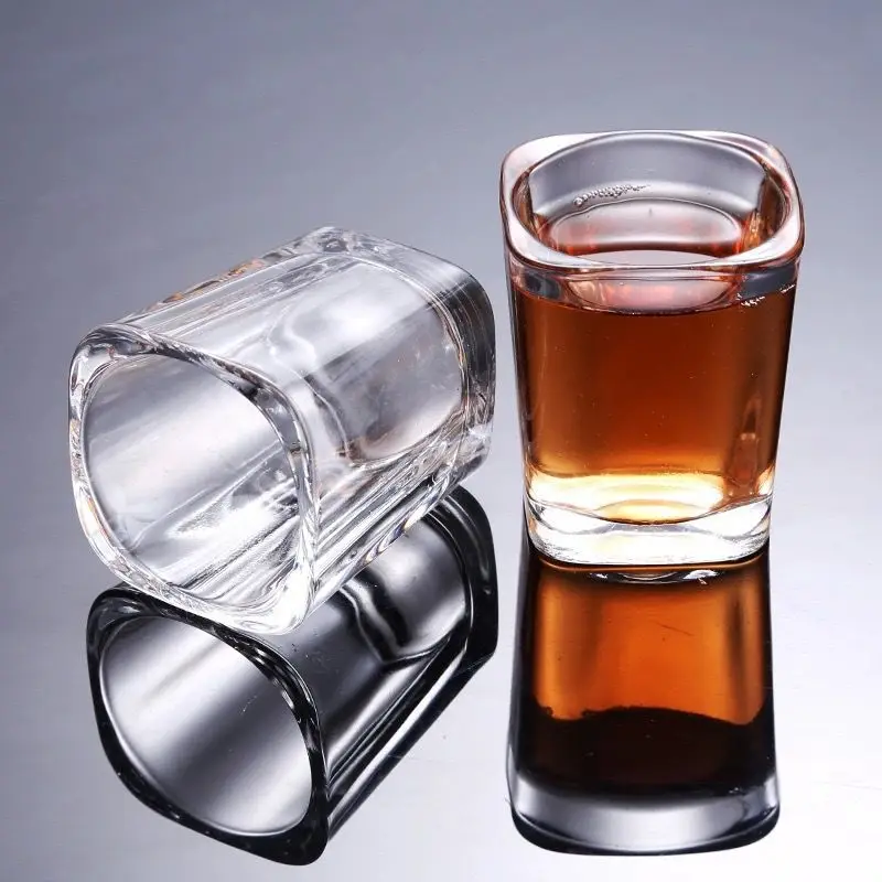6pcs/4pcs/2pcs Wine Glass Transparent Shot Glass 70ml Small Capacity ...