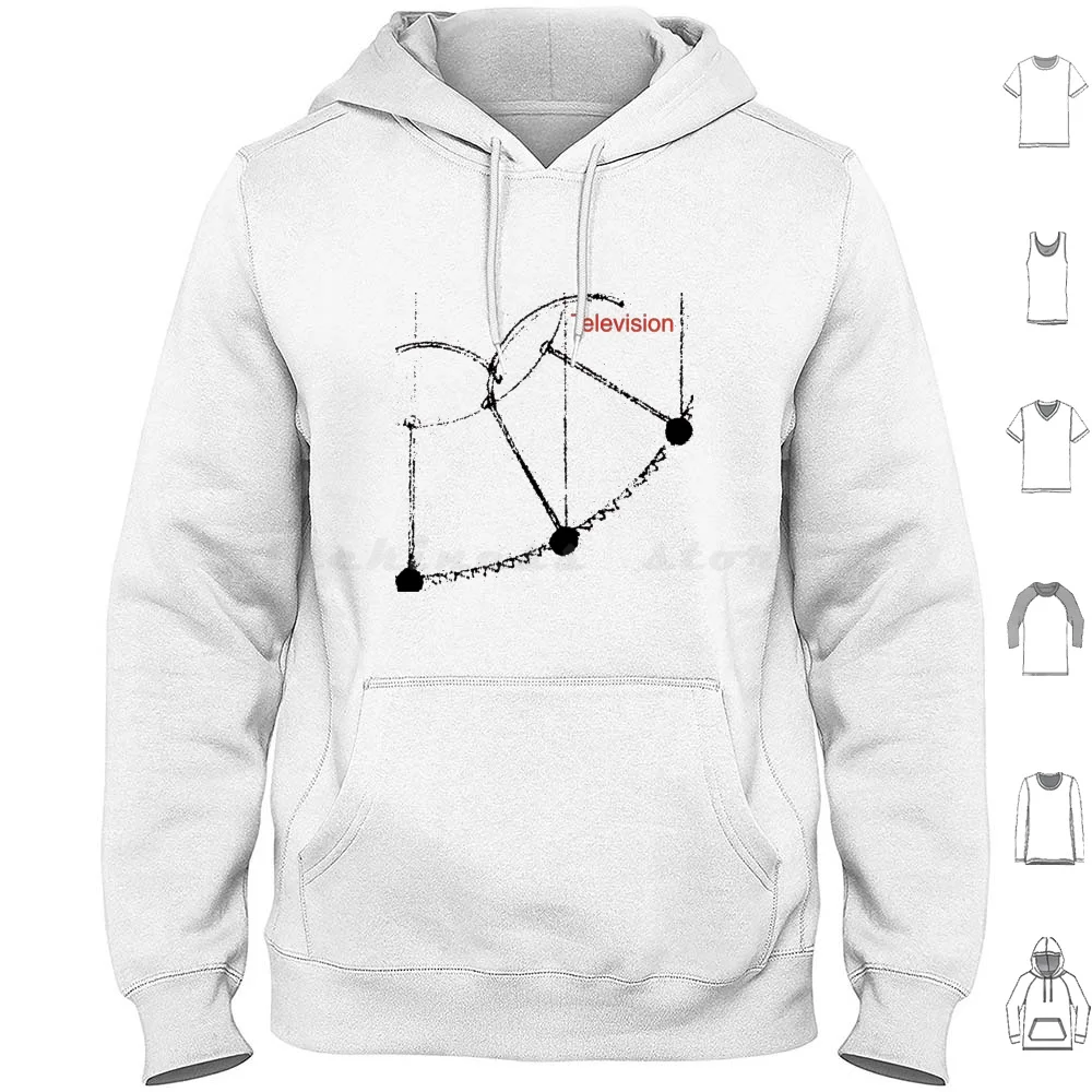 Felpe Con Cappuccio Manica Lunga Punk Music Album Record Vinyl Band Artist