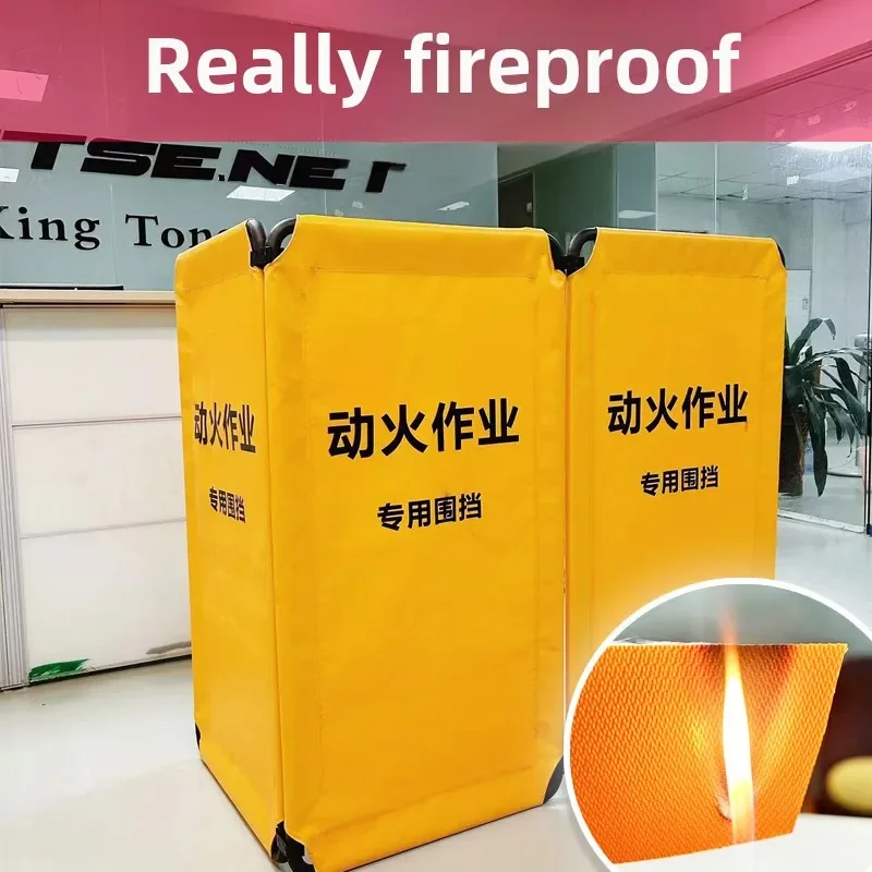 Welding Screen With Flame Retardant Properties Portable Welding Protection Barrier