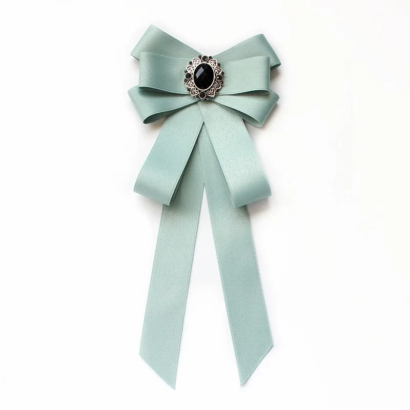 Bow Tie Handmade Fashion Butterfly Knot Ribbon Diamond College Rhinestone Shirt Gift for Men Accessories