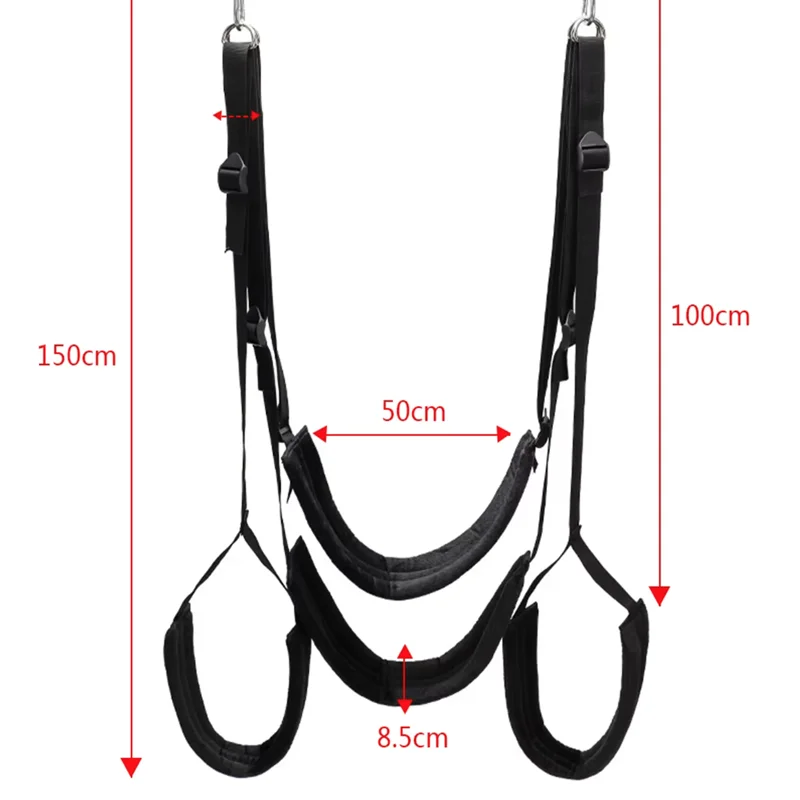 Sex Swing Strap Erotic Toys for Women Couples Adult Games Ankle Wrist Suspension Position Fetish Restraint Bondage Sex Furniture