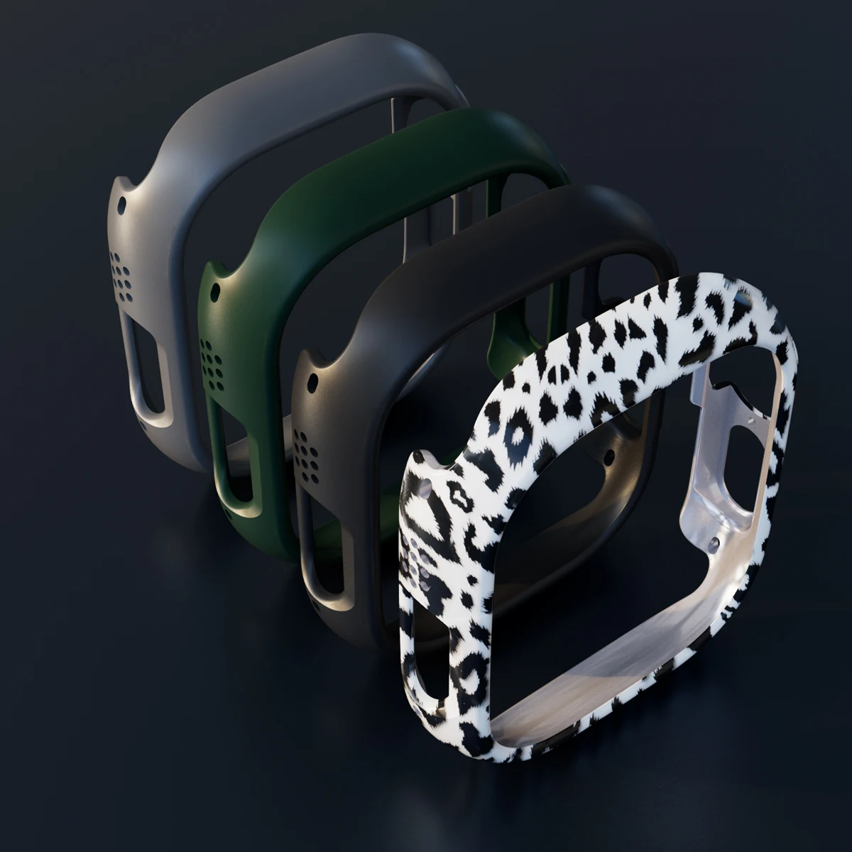 Фото Чехол-бампер для Apple Watch Series 9 8 7 6 5 SE, защита экрана из поликарбоната для Iwatch Ultra 2 49 мм, 45 мм 41 мм 44 мм 40 мм 42 мм 38 мм №4