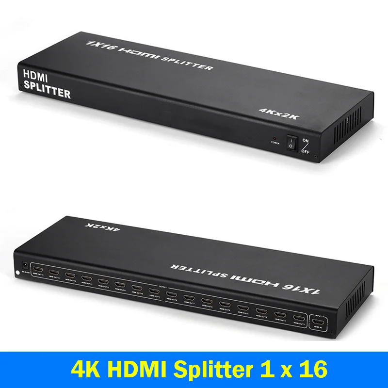 

Разветвитель 4K HDMI 1 в 16 Выход HDMI видео дистрибьютор многоэкранный переключатель дублирования дисплея 1x16 для PS3 PS4 XBOX ПК для монитора телевизора
