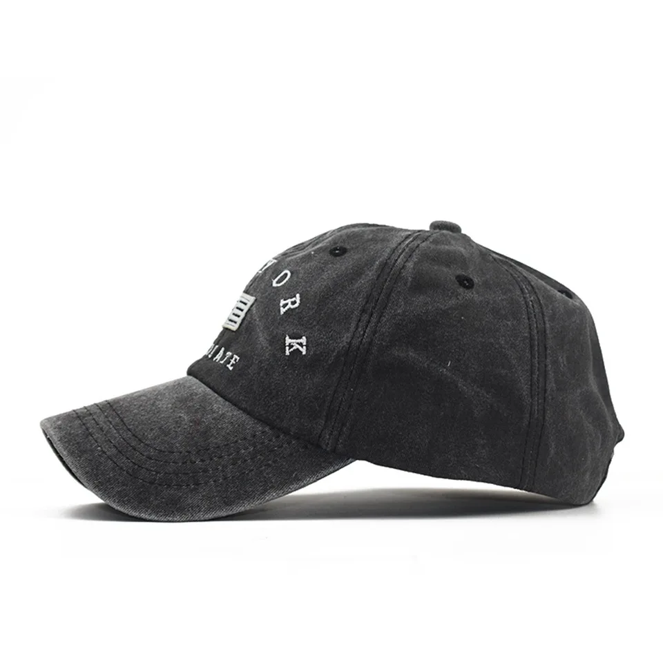 

Fast Shipment Spring&summer Men Women's Old Washed Cotton Hats NEWYORK Embroidered Baseball Caps Adjustable Sun Hat Unisex Cap