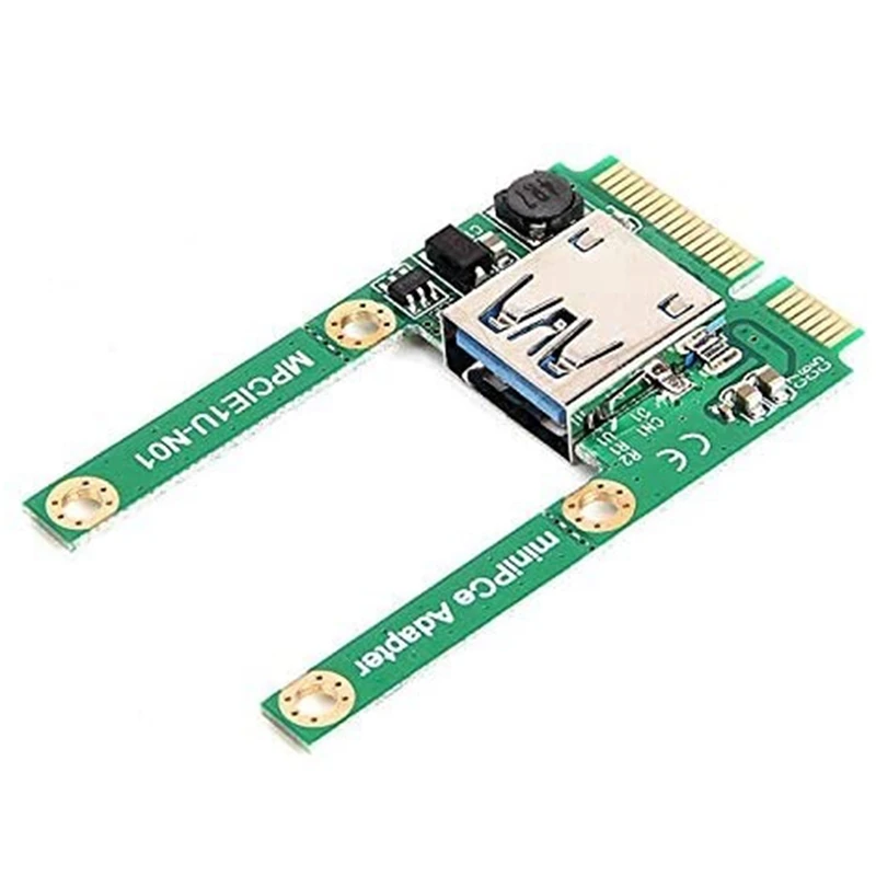 Mini PCI-E to USB3.0 Adapter Card PCIe to USB 3.0 Adapter Suitable for Notebook Computers
