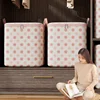 Foldable Clothes Storage Bag Wardrobe Dustproof Closet Organizer  With Handle Quilt Blanket Pillow Quilt Storage Container Bag 5