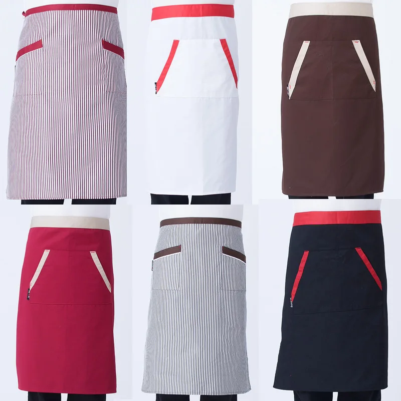 Spot Supply Chef Work Apron Hot Pot Restaurant Catering Kitchen Household Cleaning Supplies Half Apron