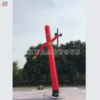 6m Inflatable Wave man One leg Multicolor Arms air dancer sky dancer Advertising Inflatables windy man 1