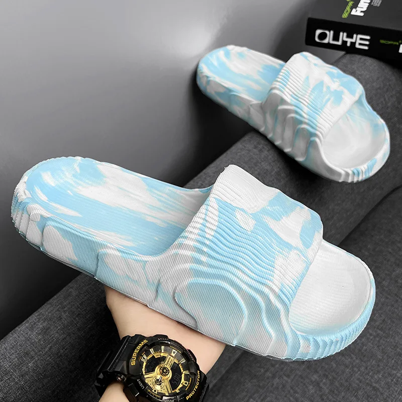 Camouflage Tie-dye Loafers Unisex Slip-on Shoes Outdoor Indoor Home Men Women Slippers