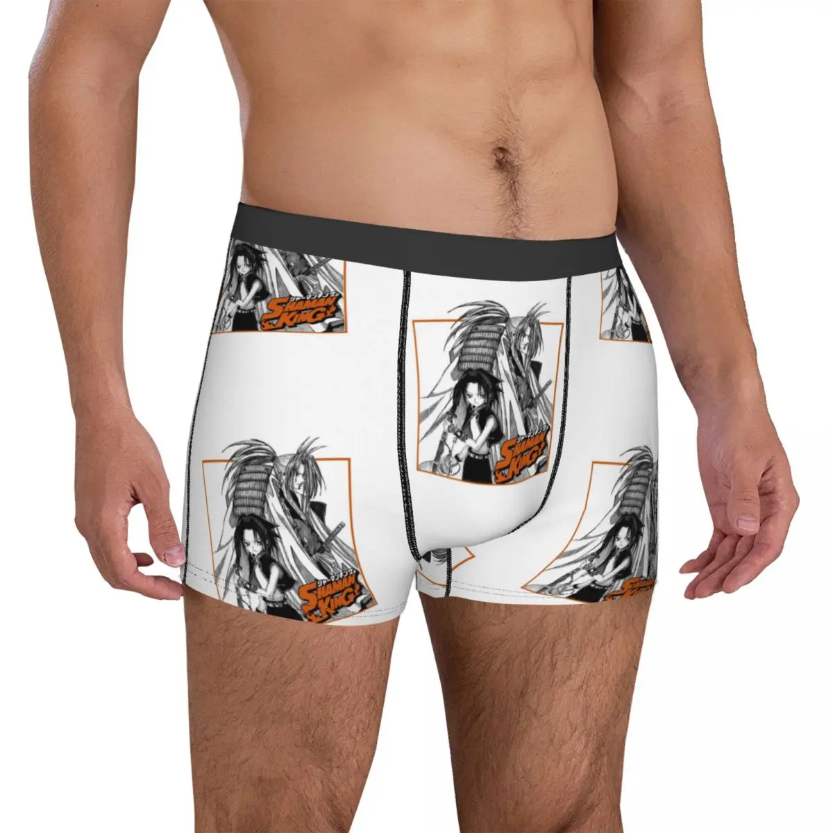 

Shaman King Yoh Asakura And Amidamaru Underwear otaku mecca anime amidamaru soul Pouch Trenky Boxer Shorts Printed Shorts Briefs