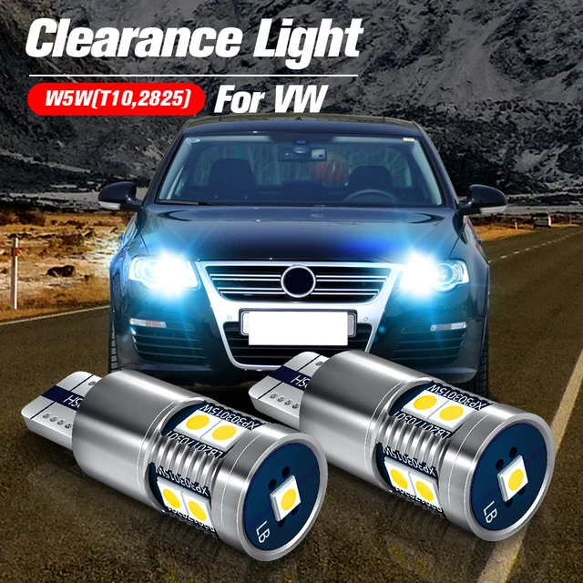 2x T10 W5W Led Canbus Car Interior Light Bulb for VW Passat B6 B7 Golf 5 6  7 Jetta Scirocco MK5 CC Polo Tiguan Caddy Sharan Led - AliExpress